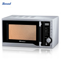 23L 900W Tabletop Mechanical LED Display Microwave Oven with Grill